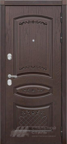 Дверь с зеркалом №48 с отделкой МДФ ПВХ - фото