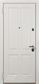 Белая входная дверь премиум ПР №13 с отделкой МДФ RAL - фото №2