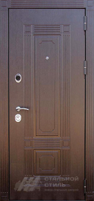 Дверь с терморазрывом  №14 с отделкой МДФ Шпон - фото