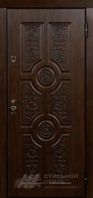 Дверь с терморазрывом  №25 с отделкой МДФ ПВХ - фото