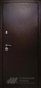 Металлическая дверь в дом с шумоизоляцией ДЧ №18 с отделкой Порошковое напыление - фото