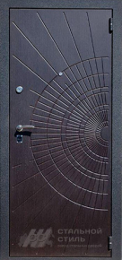 Уличная дверь с терморазрывом УЛ №3 с отделкой МДФ ПВХ - фото
