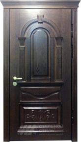 Парадная дверь №68 с отделкой Массив дуба - фото