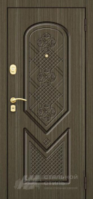 Входная металлическая дверь МДФ-ПВХ для дома с отделкой МДФ ПВХ - фото