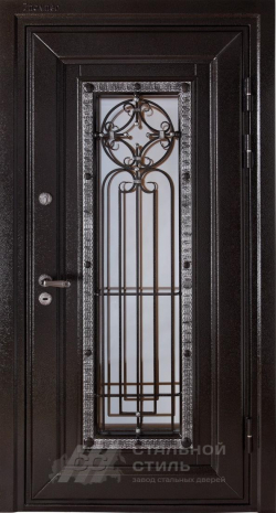 Дверь «Парадная дверь №405» c отделкой Массив дуба