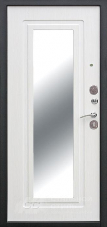 Дверь «Дверь с зеркалом №58» c отделкой МДФ ПВХ