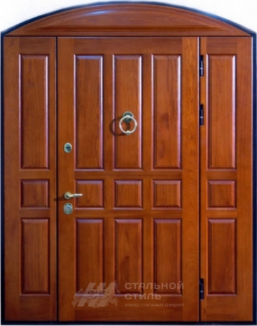 Дверь «Парадная дверь №64» c отделкой Массив дуба