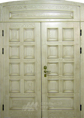 Дверь «Парадная дверь №34» c отделкой Массив дуба
