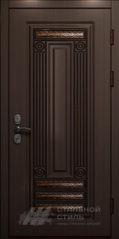 Дверь «Парадная дверь №401» c отделкой Массив дуба