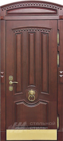 Дверь «Парадная дверь №62» c отделкой Массив дуба