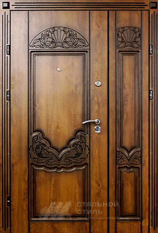 Дверь «Парадная дверь №100» c отделкой Массив дуба